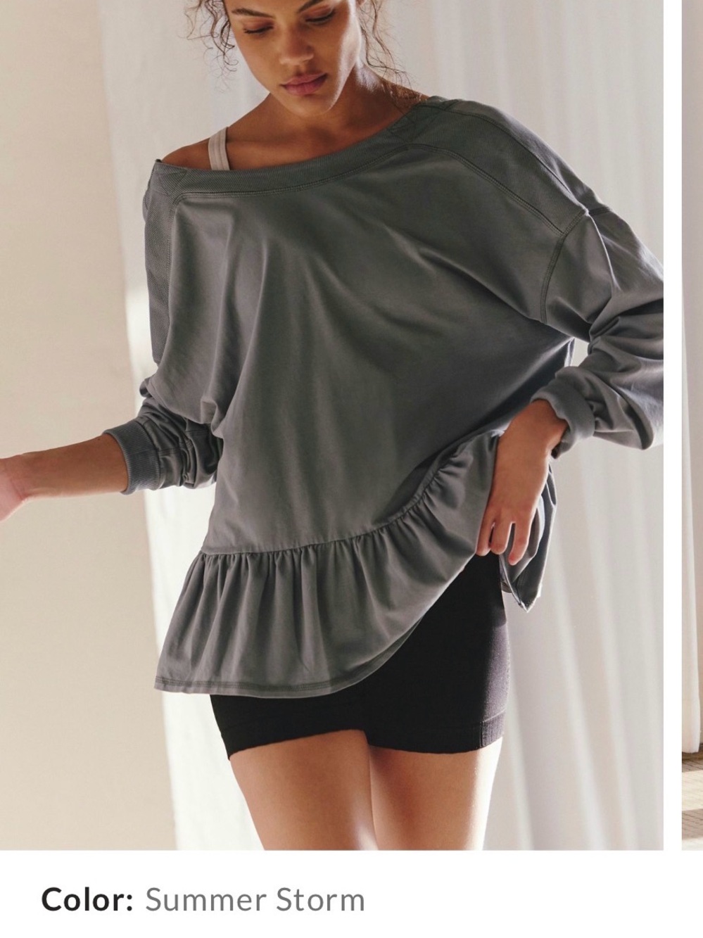 Free people Summer storm color - Play Nice Layer Top